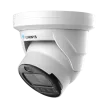 Luminys - N5T-8DAV - 8MP Network LumiDeterrent Turret Camera 2.7-13.5mm, IR White-lights, Dual-mode