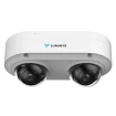 Luminys - N9P-4RA2 - 2 x 4MP LumiFlex Dual-Sensor Dome Camera with 2.8 mm Lens, IR LEDs