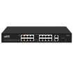 Speco - P16S182 - 16 Port 100Mbps & 2-Port Gigabit PoE Switch