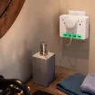 Cyber Power - P3WUH - 3 AC Outlet Wall Tap 125V with 4 USB 3.4A Charging Ports Glow Colors