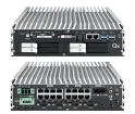 Qumulex - QXE730-04 - QxEnergy 730 - Ruggedized small form factor gateway for harsh environments and mobile applications, 04TB - 16 Ports PoE+. Up to 32 cameras or 64 total resources.
