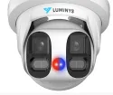 Luminys - N5P-8DA2  - 2 x 4MP Network LumiDeterrent Stitched Turret Camera, 2.8 mm Lens