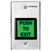 Seco-Larm - SD-7202GF-PEQ - Square Illuminated Pushbutton DPDT Request-to-Exit Plate