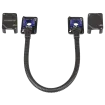 Seco-Larm - SD-969-T15Q/K - Armored Door Cord – Pre-Wired Terminal Blocks and Removable Covers, Black, 15” (39cm)