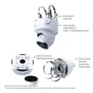 Luminys - N5T-8DAV - 8MP Network LumiDeterrent Turret Camera 2.7-13.5mm, IR White-lights, Dual-mode