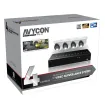 AVYCON - AVK-NB41E4-1T - 4MP Diversity InfiniteColor 4MP IP Kit with 4 of 4MP IP InfiniteColor Turret Cameras and 4CH PoE 4K NVR with 1TB HDD pre-installed, contains AVC-NBE41F28 (4 QTY) and AVR-NSV04P4-1T (1 QTY)