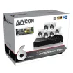 AVYCON - AVK-NB41E6-2T - 4MP Diversity InfiniteColor 4MP IP Kit with 6 of 4MP IP InfiniteColor Turret Cameras and 8CH PoE 4K NVR with 2TB HDD pre-installed, contains AVC-NBE41F28 (6 QTY) and AVR-NSV08P8-2T (1 QTY)