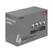 AVYCON - AVK-NP51E4-1T - 5MP Diversity IP Kit with 4 of 5MP IP Turret Cameras with Full AI (Facial Detection) and 4CH PoE 4K 4K NVR with 1TB HDD pre-installed, contains AVC-NPE51F28 (4 QTY) and AVR-NSV04P4-1T (1 QTY)