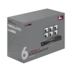 AVYCON - AVK-NS81E6-4T - 8MP Diversity IP Kit with 6 of 8MP Infinite-Star IP Turret Cameras with Full AI (Facial Detection) and 8CH PoE 4K 4K NVR with 4TB HDD pre-installed, contains AVC-NSE81F28 (6 QTY) and AVR-NSV08P8-4T (1 QTY)