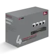 AVYCON - AVK-TE81E4-2T - 8MP TVI Kit with 4 of 8MP TVI Turret Cameras and 4CH DVR with 2TB HDD pre-installed, contains AVC-TE81F28 (4 QTY) and AVR-DSV804H-2T (1 QTY)