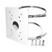 AVYCON - AVM-P-PMT - Pole Mount Bracket, compatible with all cameras with a wall mount attached, White