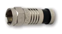 Platinum Tools - 18011 - F RG59 Compression, Nickel Pl. Pkg 100pc/Bag.