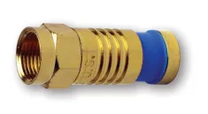 Platinum Tools - 18225 - F-Type Gold SealSmart Coaxial Compression Connectors RGB 25AWG (Bulk Package 25pc/Bag)