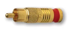 Platinum Tools - 18285 - RCA Type RGB Compression 25AWG Gold Plated Connectors (Bulk Package 25Pc/Bag)