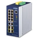 Planet - IGS-5225-8P2T4S - Industrial L2+ 8-Port 10/100/1000T 802.3at PoE + 2-Port 10/100/1000T + 2-Port 100/1G SFP + 2-Port 1G/2.5G SFP Managed Ethernet Switch