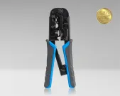 Jonard Tools - UC-4569 - 6-In-1 RJ45, RJ11/12 Modular Pass Through Crimping Tool For Cat3, Cat5/5e, And Cat6 Cables
