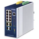 Planet - IGS-6329-8UP2S2X - Industrial L3 8-Port 10/100/1000T 802.3bt PoE + 2-Port 1G/2.5G SFP + 2-Port 10G SFP+ Managed Ethernet Switch