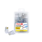 Simply 45 - S45-1501 - Pass Through Blue Tint, Cat5e UTP, 50pc Clamshell 