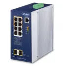 Planet - IGS-4215-4UP4T2S - Industrial 4-Port 10/100/1000T 802.3bt PoE + 4-Port 10/100/1000T + 2-Port 100/1000X SFP Managed Switch