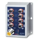 Planet - ISW-808PT-M12A - Industrial 8-Port 10/100TX M12 802.3at PoE+ Switch