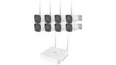UNV - KIT/NVR301-08S4-LW/8*IPC2122LB-AF28WK-WF - UNV 1+8 WiFi Bullet Kit 2.8mm