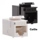 Platinum Tools - 766BK-1 - Cat5e Keystone Coupler, F to F, Black UTP. 1/Bag.