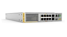 Hanwha - AT-x530L-10GHXm-90 - AT 8 x 1/2.5/5 Gigabit Ethernet PoE++ switch with advanced management features, 2x 10GB (SFP+)uplink, 500W total PoE budget (NDAA and TAA compliant)