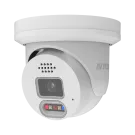 AVYCON - AVC-NDE81F28 - 8MP (3840x2160), H.265+ Turret IP Active Deterrence Full Color Camera, True WDR, AI, InfiniteColor™, 8MP@30FPS, Triple Stream, 2.8mm Lens, MicroSD, Onvif, DC12V / PoE, IP67, White