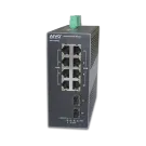 AVYCON - AVN-I10-2P08G - 8 Ports Gigabit Industrial POE Switch with 2 Gigabit SFP Uplink Ports