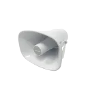 AVYCON - AVS-IPHS15W - 15-Watt IP-enabled horn speaker, 113dB all-in-one speaker system, compatible with all Onvif IP cameras and all VoIP devices via SIP, support pre-recorded messages, live responses, alarms and background music, alarm input, web s