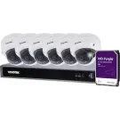 VIVOTEK - B6D80N82T - NVR, 2TB WD23PURZ HDD, FD9380-H-F2 x6 Bundle