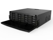 BOLIDE - BN-NVR/256NX/NDAA - 256-Channel 4K H.265 4U NVR, 1024Mbps Throughput, 4K Output, 4x HDMI Output, VGA, Rack-Mount with 16 Hard Drive Bays Up to 12TB each bay, 192TB max, Dual NIC Card, NDAA Compliant, iPac AI Enabled