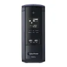 CYBERPOWER - BRG1000AVRLCD - 1000VA/600W Line Interactive UPS, Mini-tower, 10 Outlets, AVR, LCD, USB Charge Ports, Serial/USB, 5 Yr Warranty