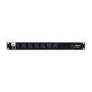 Cyber Power - CPS1220RM - 120 V, 50Hz/60Hz, NEMA 5-20P Plug, 12 NEMA 5-20R, 1U Rackmount, 15 ft Cord