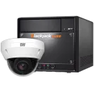 Digital Watchdog - DW-CUDV9KIT916 - Blackjack Cube 9TB with 16x vari-focal lens vandal dome IP cameras kits