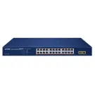 Planet - GS-2210-24P2S - 24-Port 10/100/1000T 802.3at PoE + 2-Port 1000X SFP Web Smart Ethernet Switch