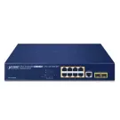 Planet - GS-4210-8P2S - IPv4/IPv6, 8-Port Managed 802.3at POE+ Gigabit Ethernet Switch  + 2-Port 100/1000X SFP