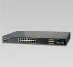 Planet - GS-5220-16T4S2XR - L2+ 16-Port 10/100/1000T + 4-Port 100/1000X SFP + 2-Port 10G SFP+ Managed Ethernet Switch