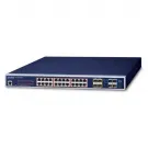 Planet - GS-5220-24P4X - L2+ 24-Port 10/100/1000T 802.3at PoE + 4-Port 10G SFP+ Managed Switch