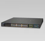 Planet - GS-5220-24PL4X - L2+ 24-Port 10/100/1000T 802.3at PoE + 4-Port 10G SFP+ Managed Switch