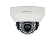 Hanwha - HCD-7010RA - Wisenet HD+ 4MP IR indoor dome camera, AHD or CVBS formats are available, 2.8 mm fixed lens, true D/N, 12VDC, IR distance 65 feet.