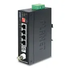 Planet - IVC-234GT - IP30 Industrial Gigabit Ethernet Extender w/ G.vectoring, 4-Port 10/100/1000T RJ45 (LAN), 1-Port BNC, 1-Port RJ11 (-40 to 75C)
