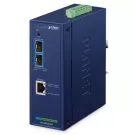 PLANET - IXT-900-2X1PD - Industrial 2-Port 10GBASE-X SFP+ + 1-Port 10GBASE-T PoE PD Managed Media Converter