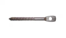 Platinum Tools - JH940-100 - Eye Lag Wood Screw with 1/4" hole. 100/Box.