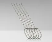 Jonard Tools - M-125/5 - Spring Hook, Push, 6" (Pkg. 5)