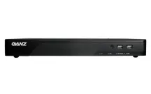 GANZ - NR-16F82-16P-4TB - 16ch-480fps @ 4K, 1U, 2 HDD slots, H.264/H.265, Built in POE-4TB