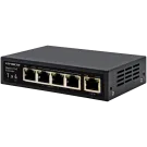 SECO-LARM - NR-P401E-TQ - Gigabit PoE Extender Using a Single Cat5e or Cat6 Cable, Extends Range by an Additional 328ft (100m), Supports 4 PoE Devices