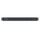 Cyber Power - PDU30BT8F8R - 30A (Derated to 24A), 120 V, 50Hz/60Hz, NEMA L5-30P plug, 16 NEMA 5-20R, 1U Rackmount, 12 ft cord