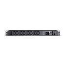 Cyber Power - PDU41005 - Switched PDU, 20A (Derated To 16A), 200-240V, 50/60 Hz, 8 x IEC-320 C13 Outlets, IEC-320 C20 Plug, 10 Ft Cord, 1U Rackmount, SNMP, 3Yr Warranty