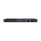 Cyber Power - PDU44006 - Switched ATS PDU, 20A (Derated to 16A), 200-240V, 2 x NEMA L6-20P Plug w/10 Ft Cords, 10 Outlets (8 x C13 + 2 x C19), 1U Rackmount, 3 Year Warranty